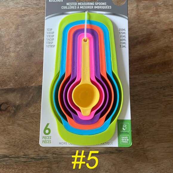 5/$20 NEW Colorful Nested Measuring Cups Set #5 - Picture 2 of 5